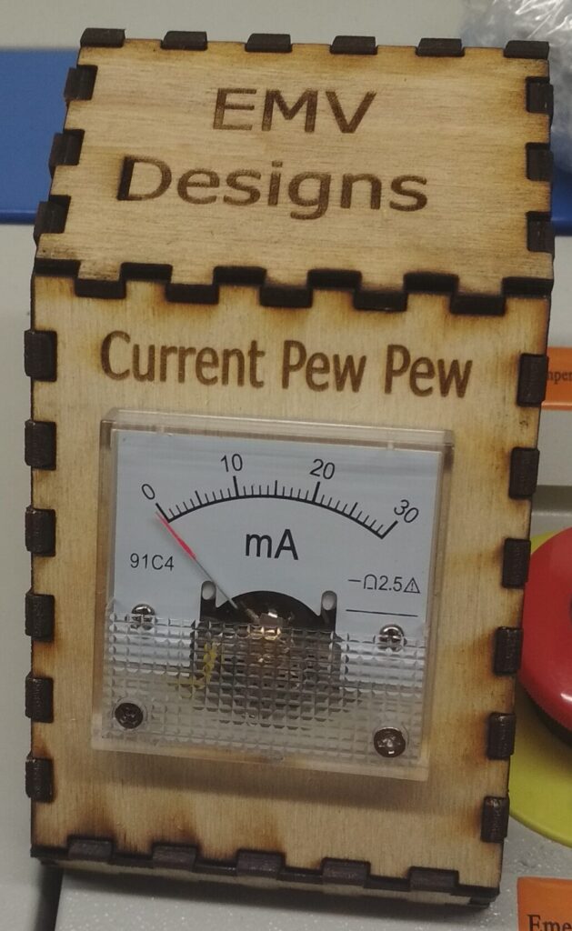 Kastīte miliampērmetram