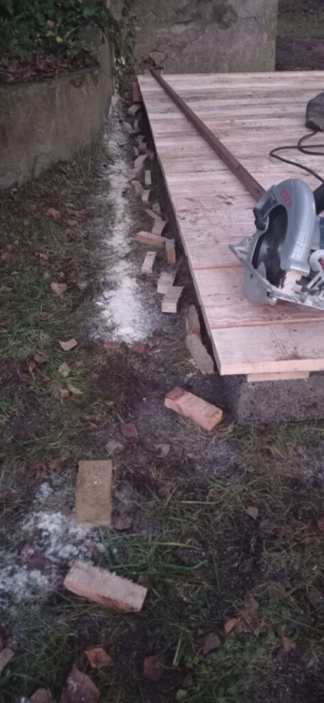 Maliņas pēc nolīdzināšanas