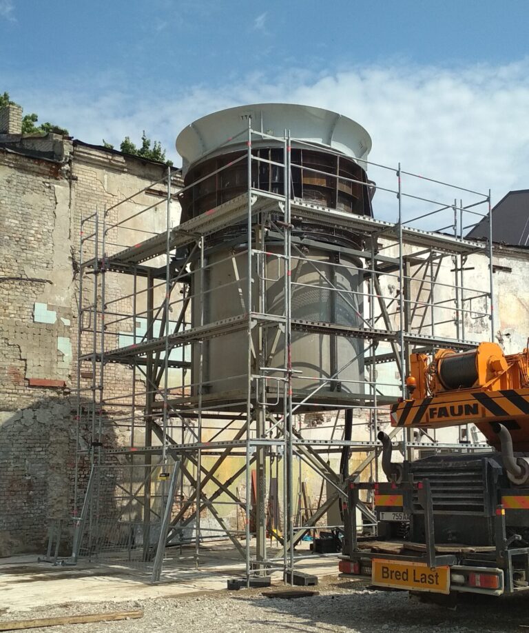 Testa ventilatora statīvs